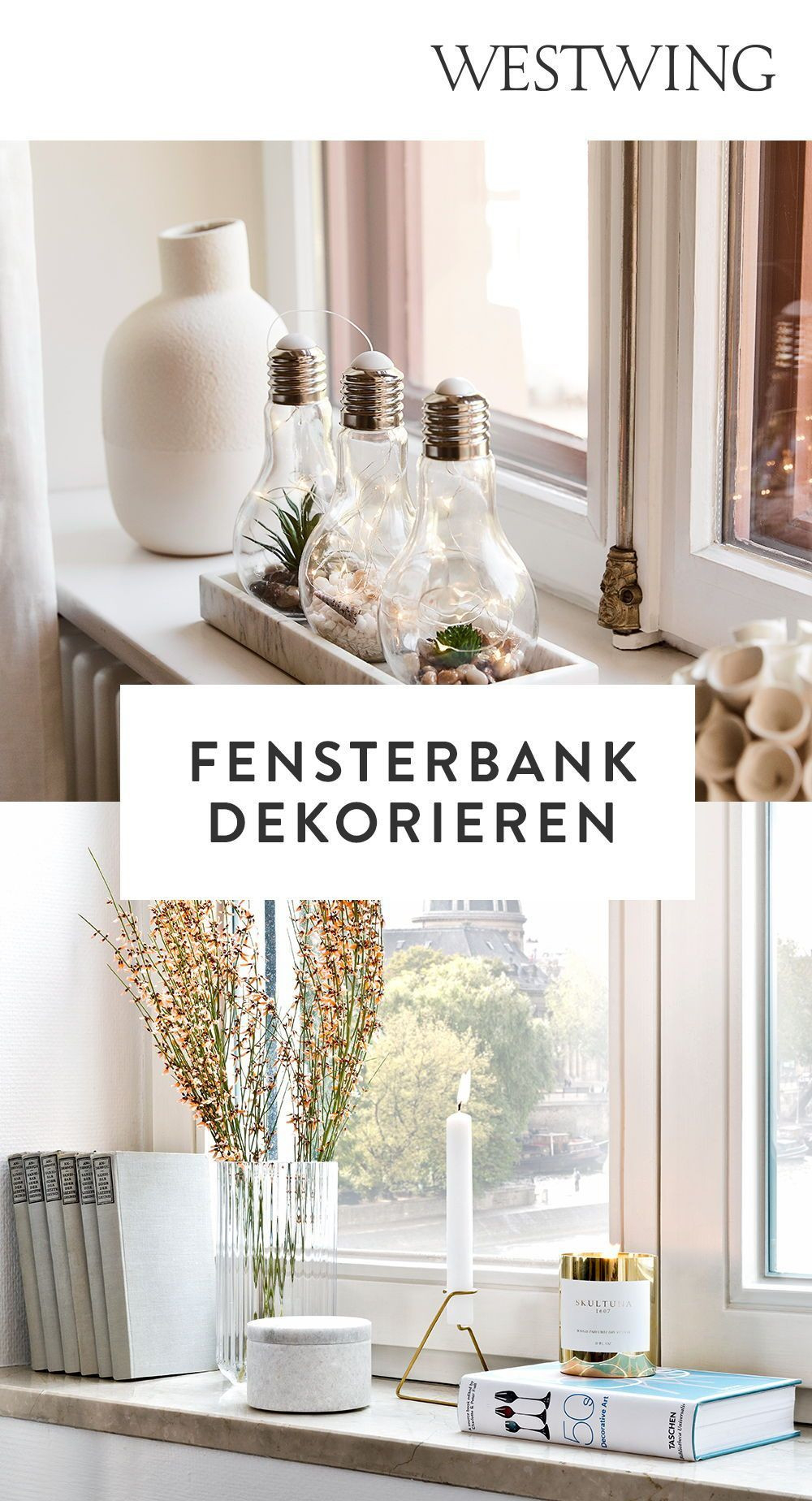 Fenster Weihnachtlich Dekorieren: 13 Ideen &amp; Produkte | Westwing in Deko Schlafzimmer Fensterbank