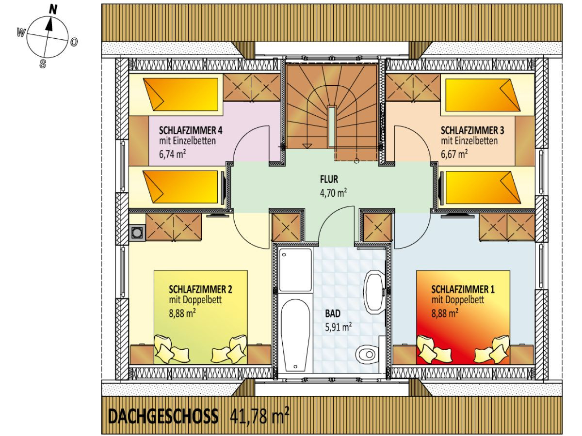 Ferienhaus Lucia, Glowe, Firma Grundstücksgemeinschaft Asal with regard to Ferienhaus 4 Schlafzimmer