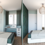 Kleines Schlafzimmer Einrichten Auf 16M² Plus 3 Funktionen With Sehr Kleines Schlafzimmer