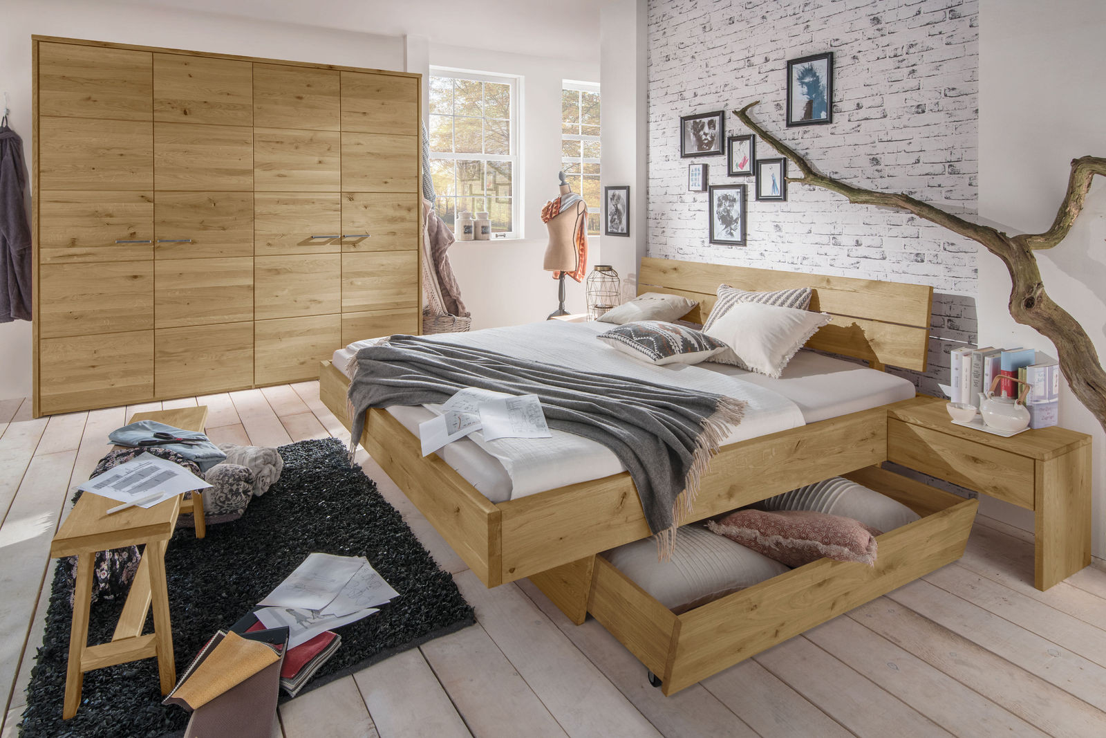 Luxus Schlafzimmer Komplett Im Set Kaufen Bei Betten.de with Modernes Schlafzimmer Holz