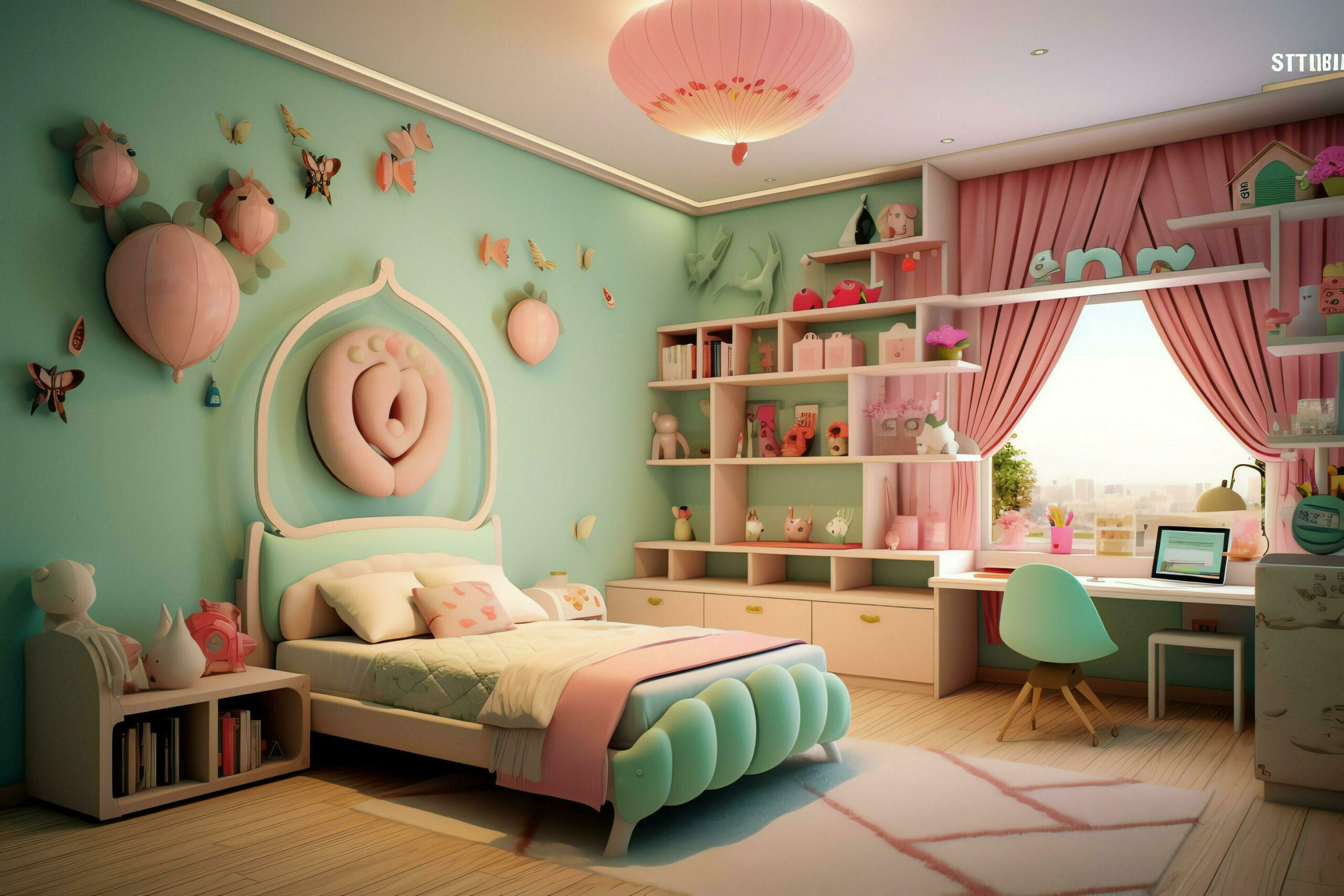 Modern Kind Schlafzimmer Innere Design Im Haus Mit Dekoration inside Schlafzimmer Kinder