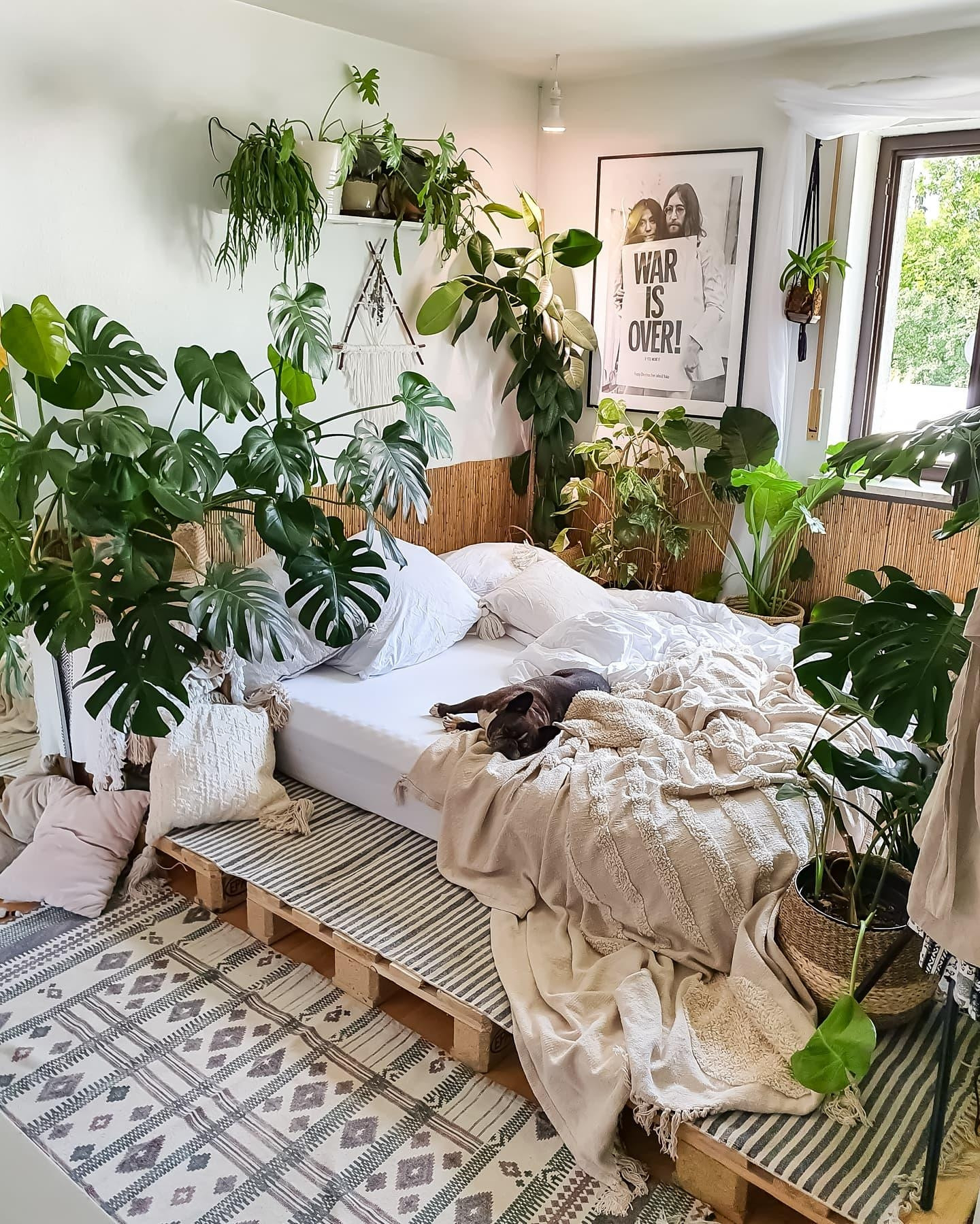 Perfekt ❤️ #Schlafzimmer #Pflanzen #Boho #Hippie #Hy pertaining to Hippie Schlafzimmer