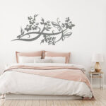 Wandtattoo Blumen Im Schlafzimmer throughout Wandtattoo Schlafzimmer Blumen