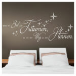 Wandtattoo Wandsticker Wandaufkleber Schlafzimmer Spruch Zitat Zeit Traum  W1373 Inside Schlafzimmer Wandtattoo