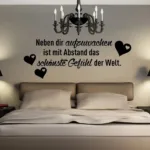 Wd Wandtattoo Neben Dir Aufwachen Liebe Spruch Wandsticker Schlafzimmer  Sticker With Regard To Schlafzimmer Wandtattoo