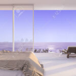 3D Rendering Luxus Villa Schlafzimmer In Der Nähe Von Strand Und Pertaining To Villa Schlafzimmer