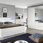 Schlafzimmer Set Friedberg Bett Kleiderschrank Nako Weiß intended for Poco Schlafzimmer Set