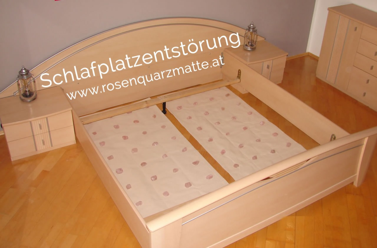 Störungsfrei Schlafen, Rosenquarzmatte with Wasseradern Im Schlafzimmer