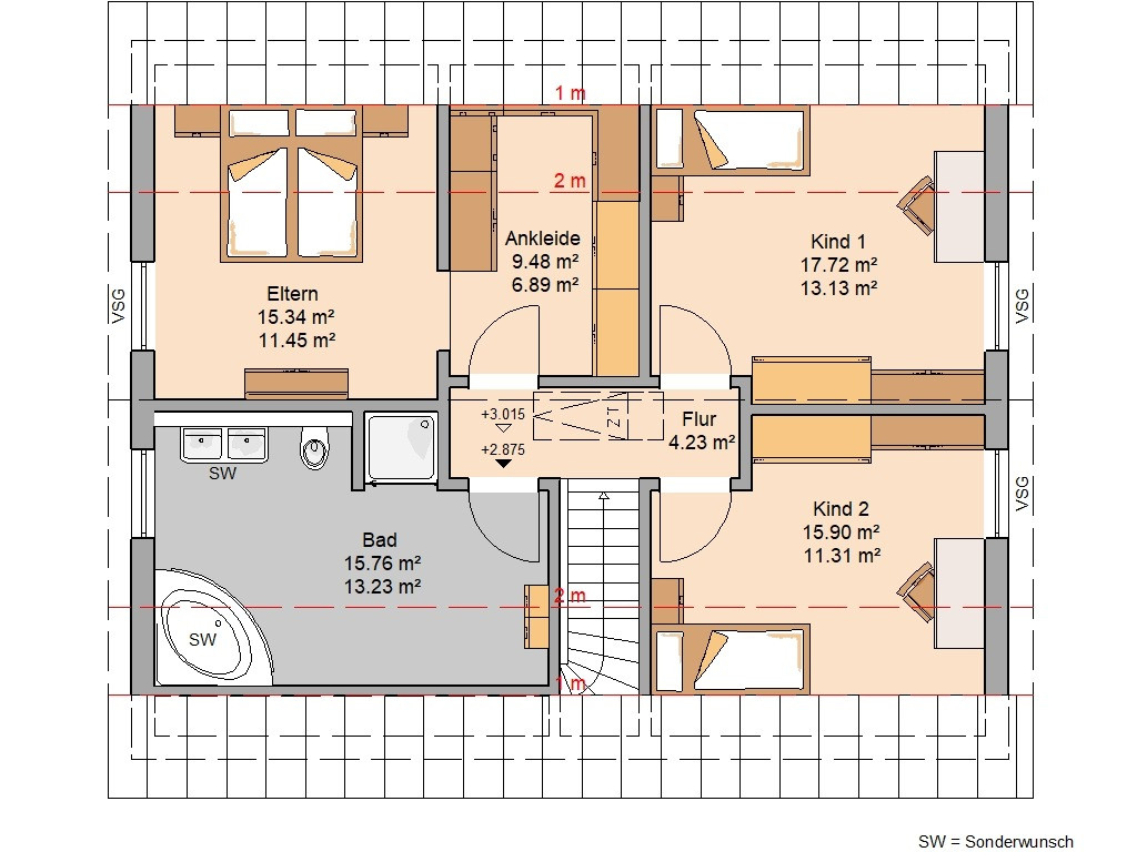 Viele Ideen Für Den Grundriss Mit Einer Ankleide intended for Schlafzimmer Mit Ankleidezimmer Grundriss